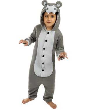 Детски костюм onesie – хипопотам