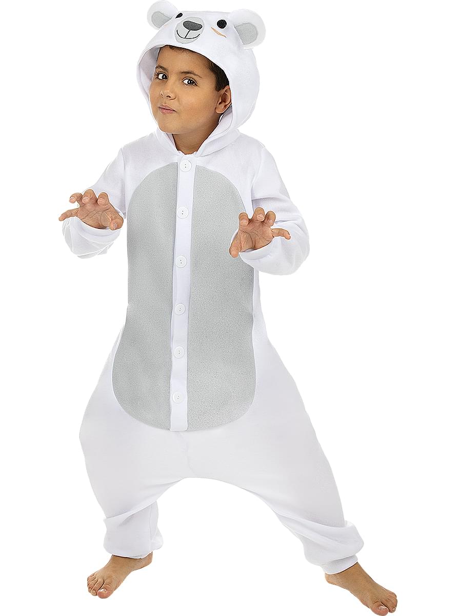 Onesie Isbjørn Kostume til Børn