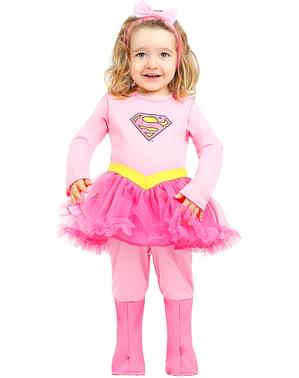 Costum supergirl pentru bebeluși