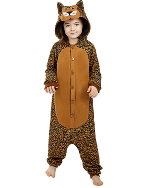 Onesie Leopard Kostume til Børn