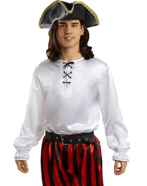 Wit piraten shirt
