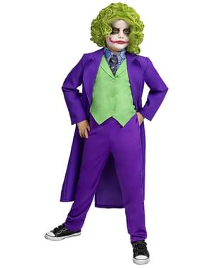 De Luxe le Joker Enfants Déguisement Batman Méchant Halloween Garçon +  Masque