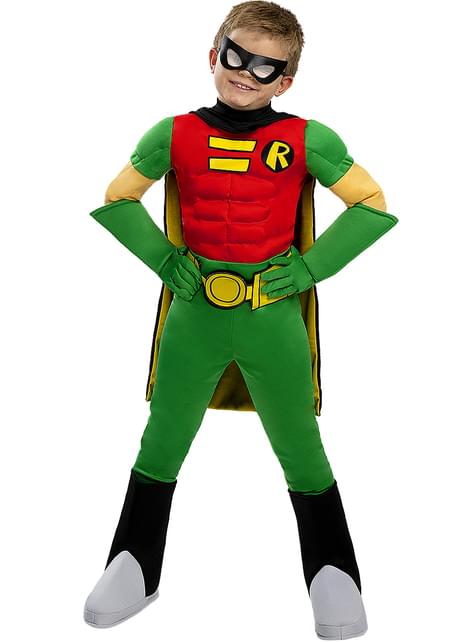 Inspección cantidad Reafirmar Disfraz de Robin para niño. Have Fun! | Funidelia