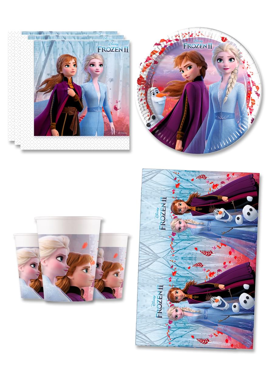 Frozen verjaardagsdecoratie voor 8 personen