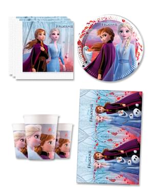 Frozen verjaardagsdecoratie voor 8 personen