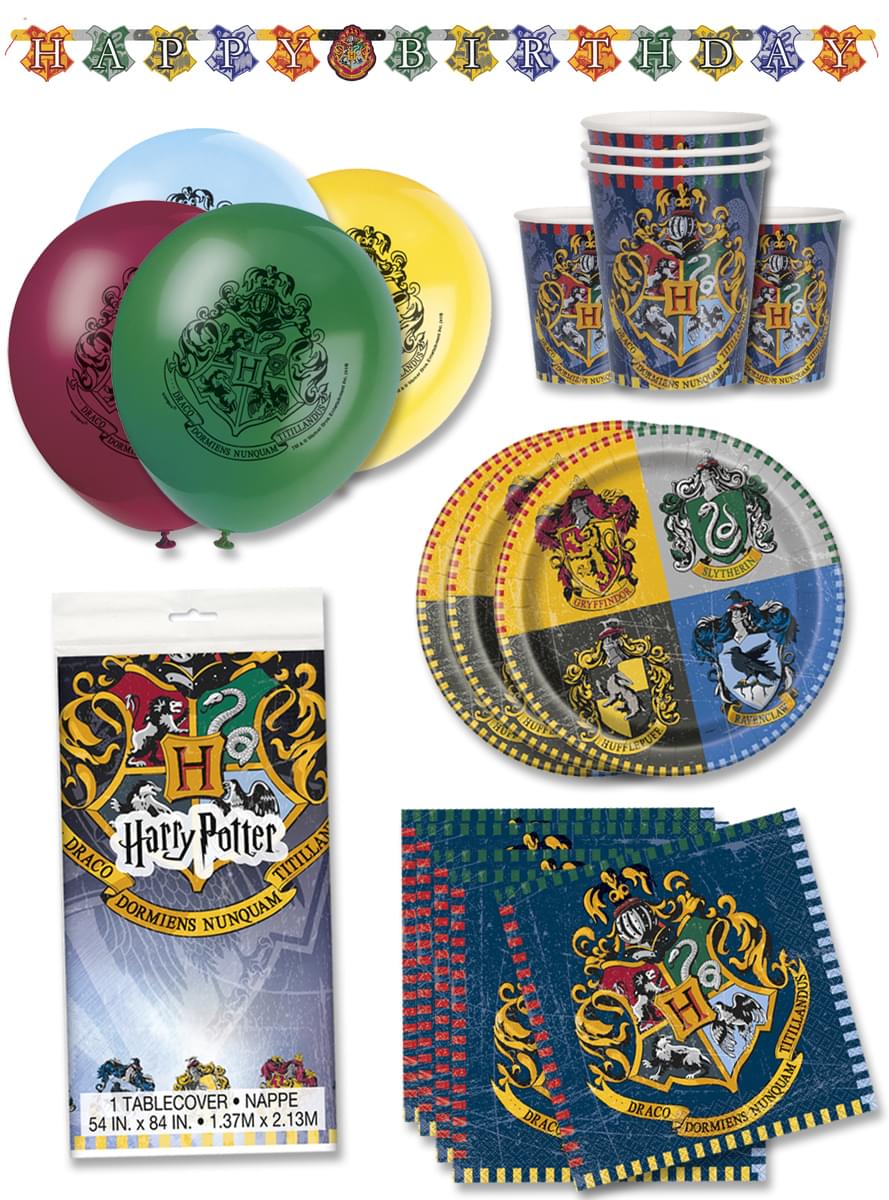 Partykit Harry Potter Elevhem 16 personer premium 