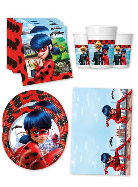 Decoration Anniversaire Ladybug Miraculous 16 Personnes Livraison 24h Funidelia