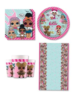 Födelsedagsdekoration LOL Surprise 8 personer