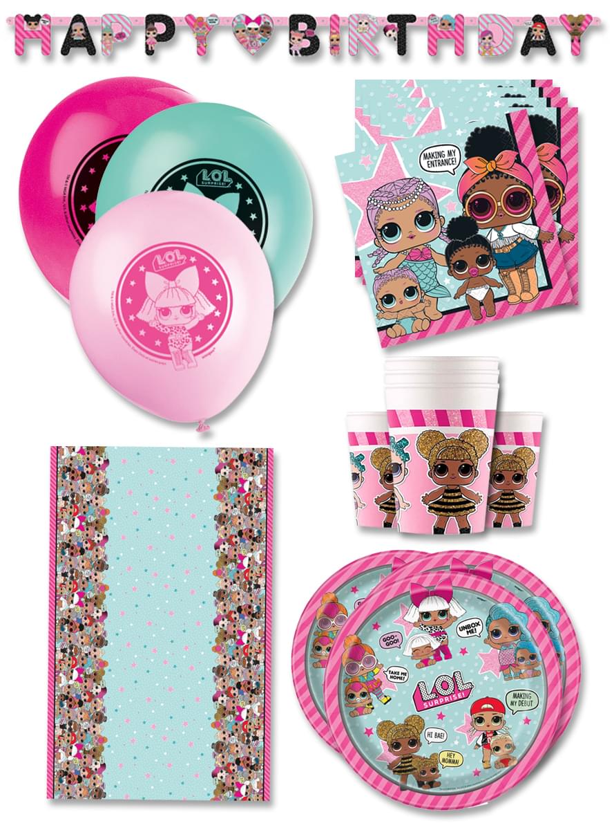 Kit de petrecere LOL Surprise 16 persoane premium