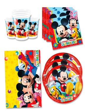 Mickey Birthday Decorations for 16 People - Club House