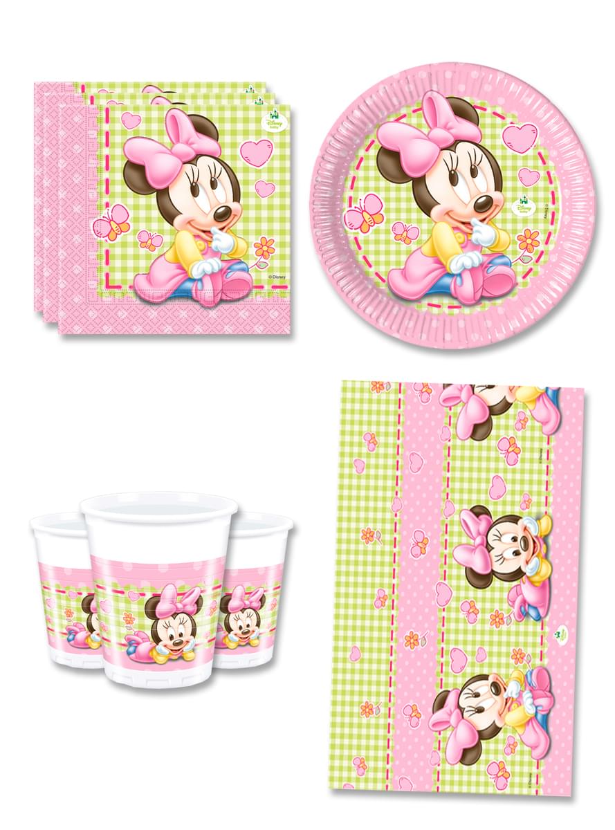Beba Minnie Ukrasi za zabavu za 8 osoba