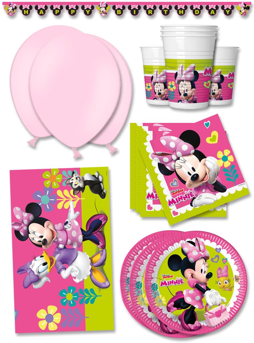 Premium Minni Mus Junior Bursdagspynt for 16 Personer