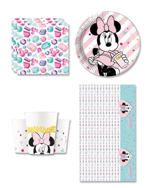 Decorațiune aniversară Minnie Party Gem 8 persoane