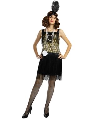 Eleganten  flapper kostum