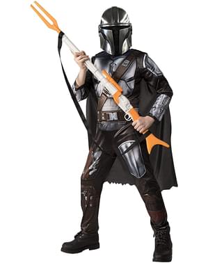Deluxe The Mandalorian Kostyme til Barn - Star Wars