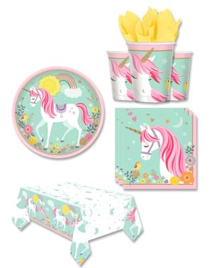 Einhorn Party Deko 8 Personen - Pretty Unicorn