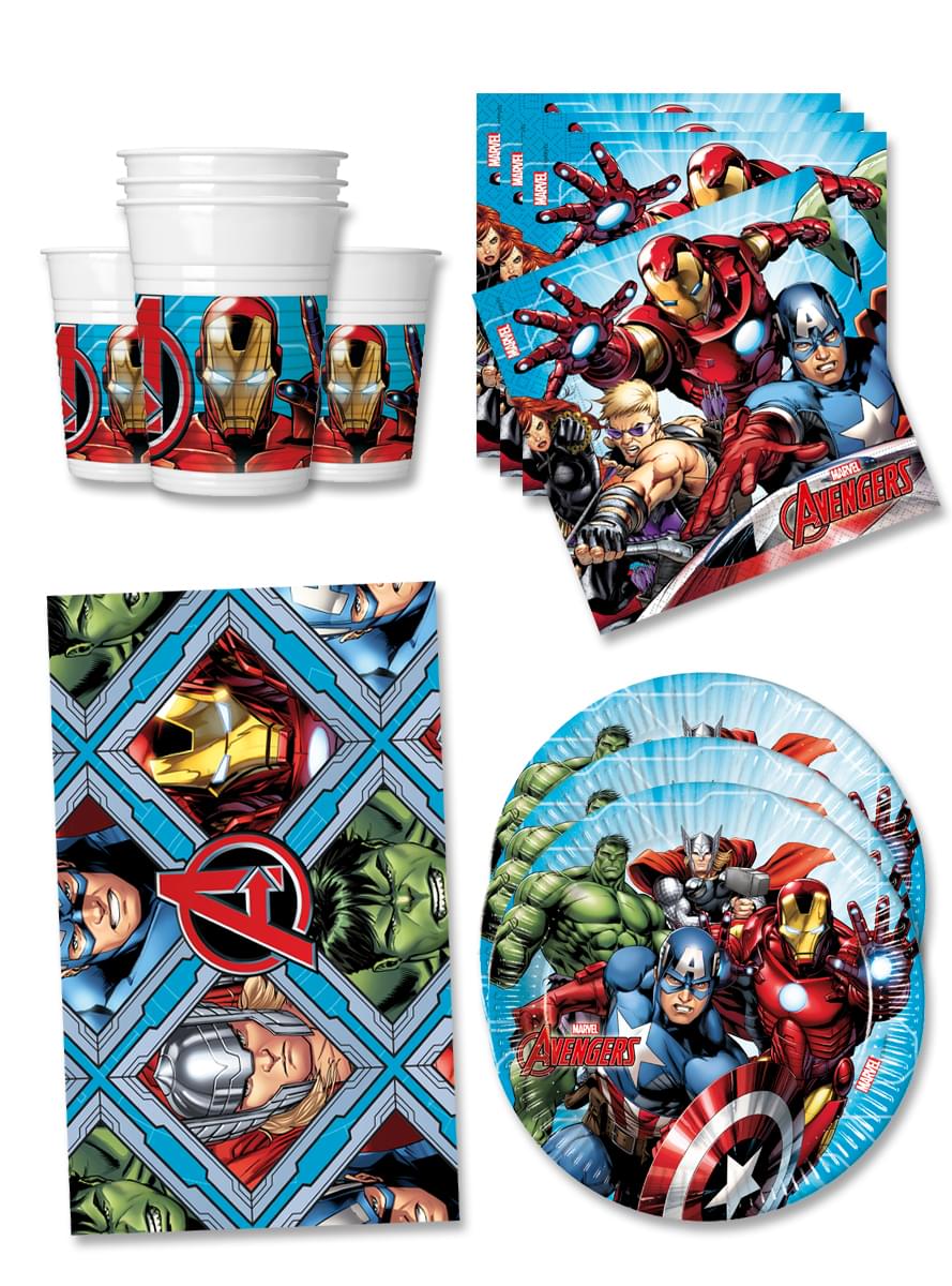 Dekoracje Urodzinowe Avengers na 16 osób