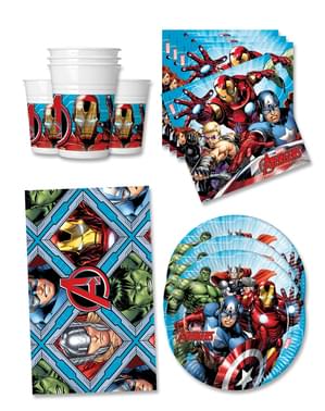 Avengers Bursdagspynt for 16 Personer