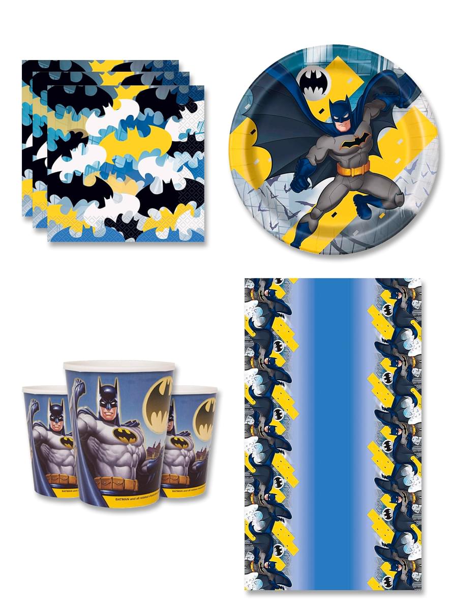 Batman Bursdagspynt for 8 Personer
