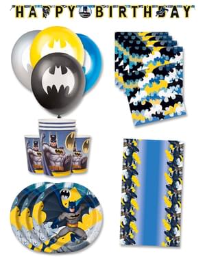 Decorazioni compleanno premium Batman 16 persone