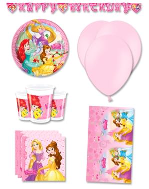 Decoração aniversário premium Princesas Disney 8 pessoas