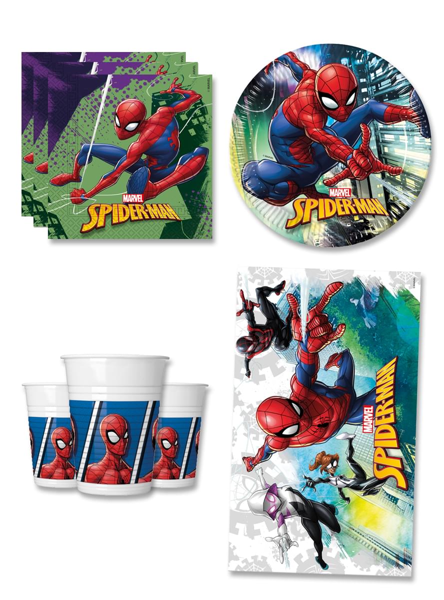 Decorazioni compleanno Spiderman  8 persone