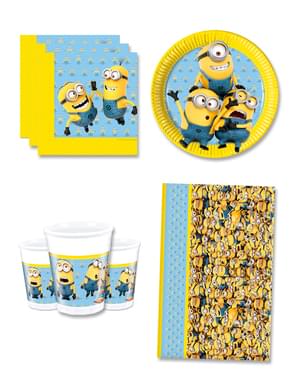 Lovely Minions Birthday Decorations for 8 People