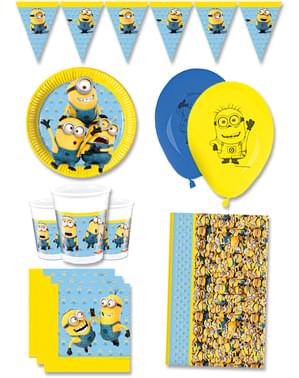 Decoração aniversário premium Lovely Minions 8 pessoas