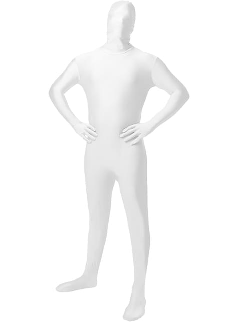 Second Skin Costume in White. Express delivery