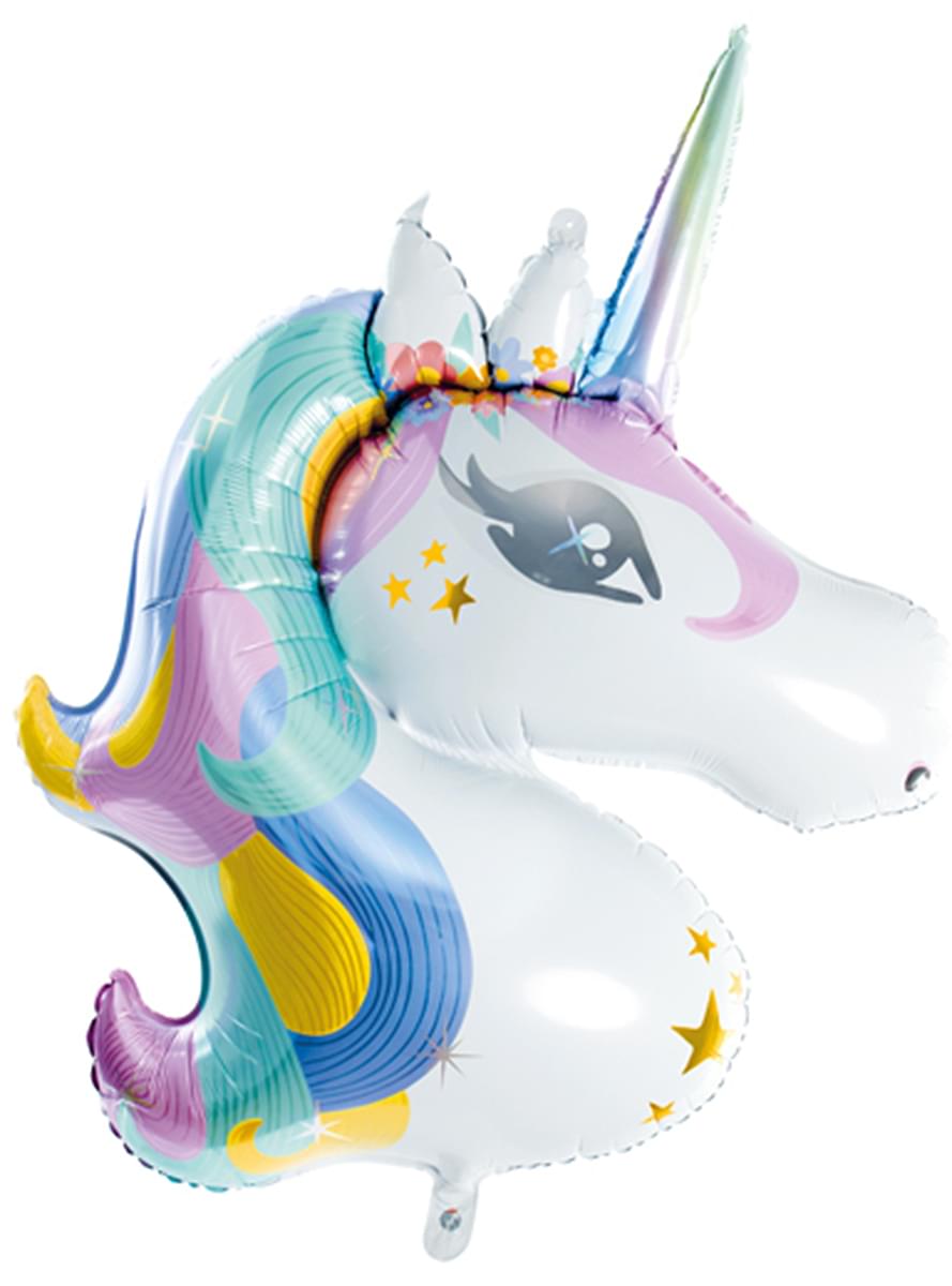 Globo de foil unicornio (73x90cm)