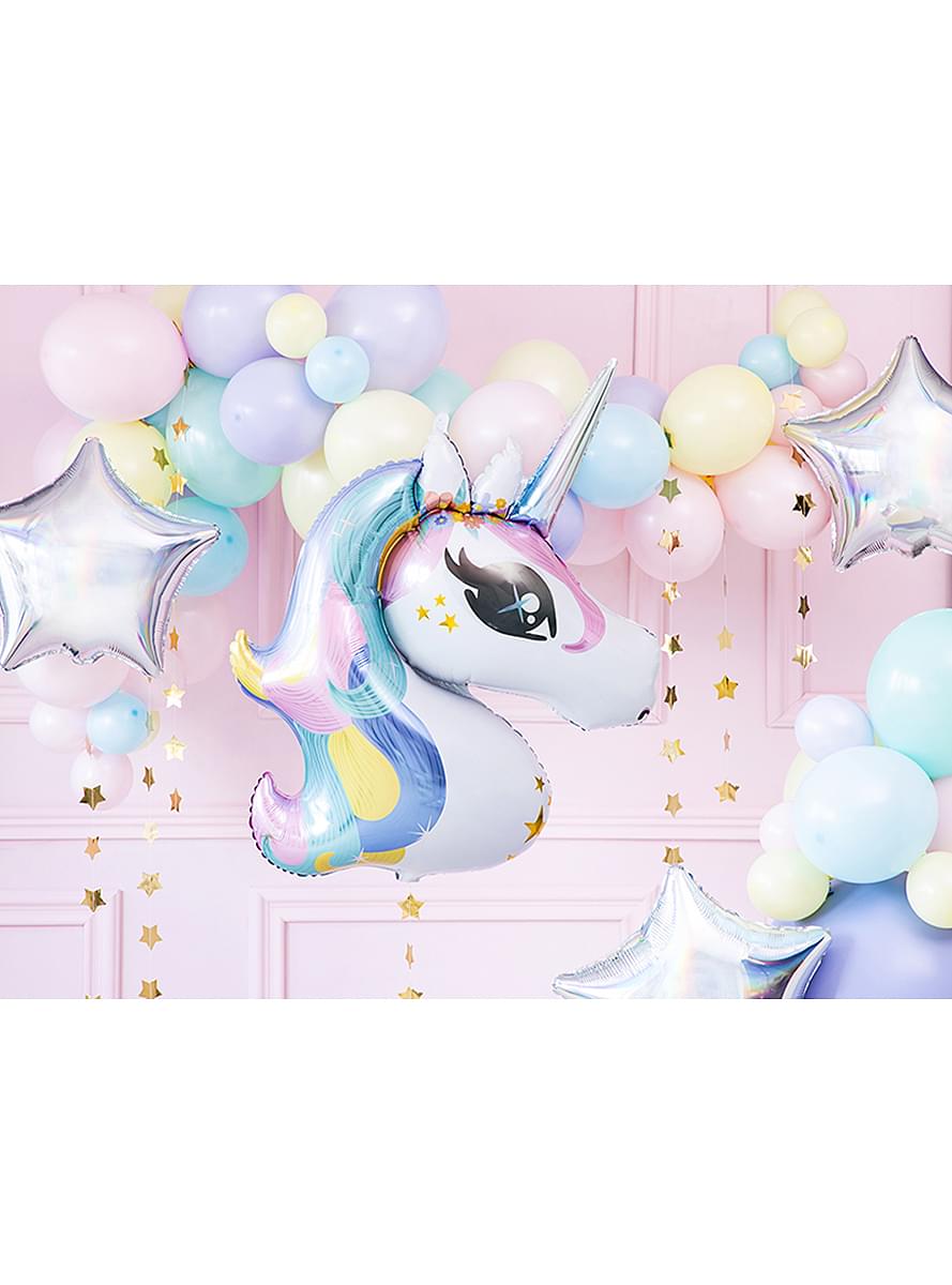 Balão de foil de unicórnio