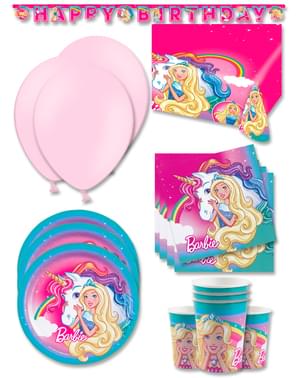 Decoração aniversário premium Barbie 16 pessoas