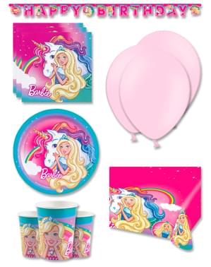 Decoração aniversário premium Barbie 8 pessoas