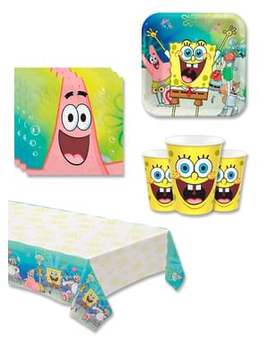 SpongeBob Schwammkopf Geburtstagsdeko 8 Personen