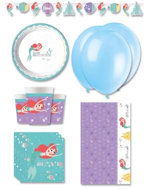 Premium Ariel The Little Mermaid Birthday Decorations for 8 People