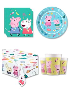 Decoração aniversário Peppa Pig 8 pessoas