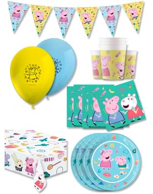 Decoração aniversário premium Peppa Pig 16 pessoas