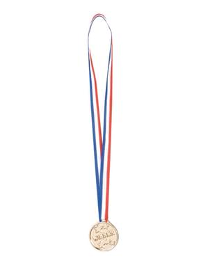 6 medalhas de campeão para criança