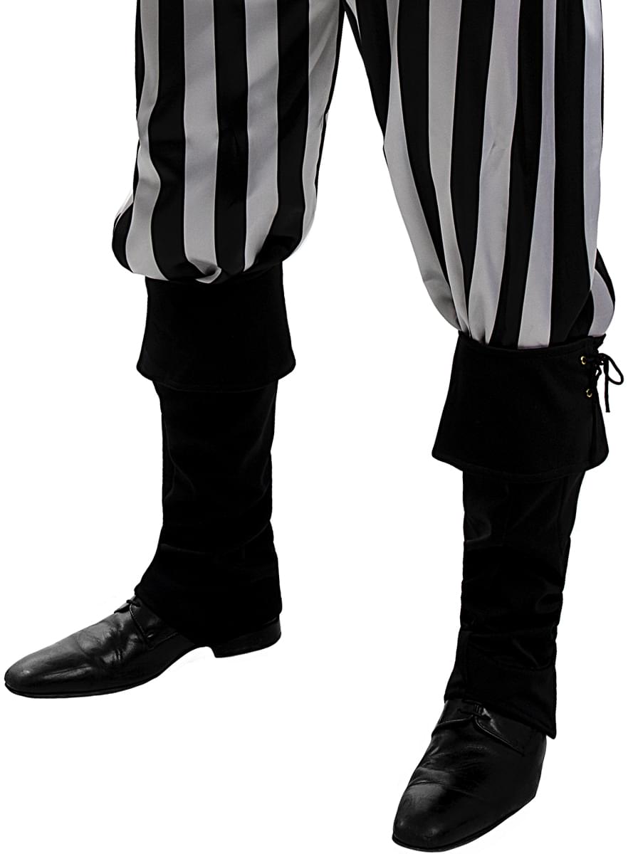 Cubrebotas de pirata negros 