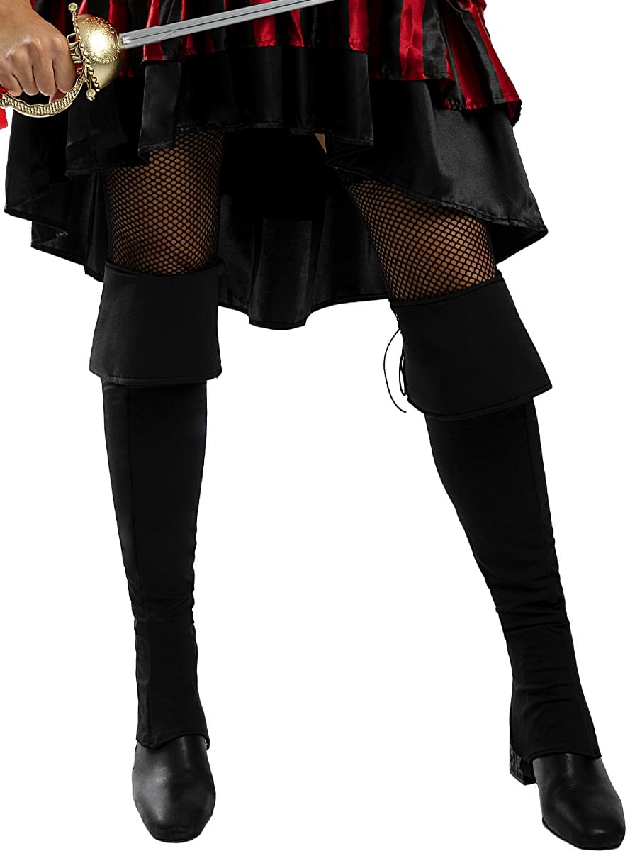 Long Black Boot Covers for Women