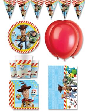 Premium Toy Story 4 Birthday Decorations for 8 People