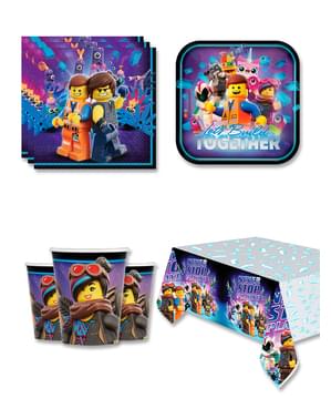 Lego 2 Birthday Decorations for 8 People