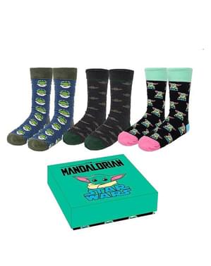 3 Pack of Baby Yoda (The Child) Socks For Adults - Mandalorian