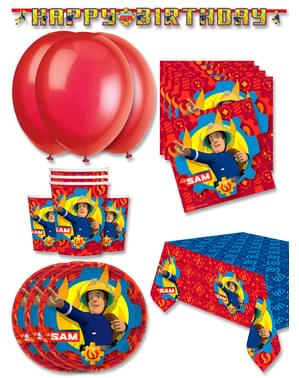 Premium Fireman Sam Birthday Decorations for 16 People