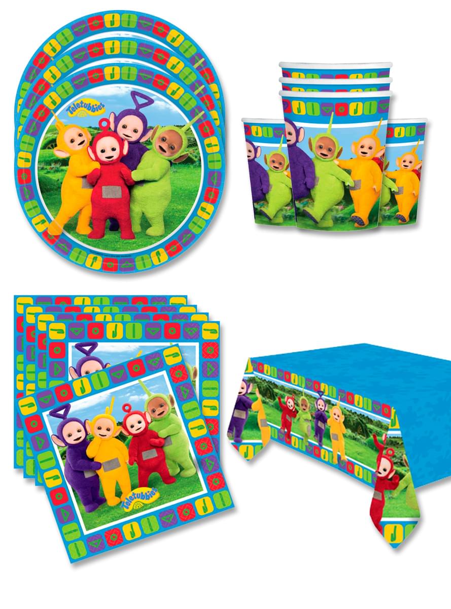 Teletubbies Verjaardagsdecoratie voor 8 personen