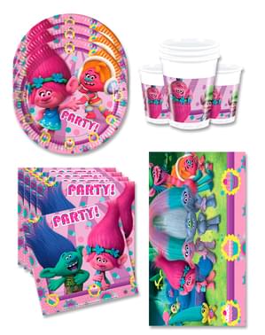 Decorazioni compleanno Trolls 16 persone