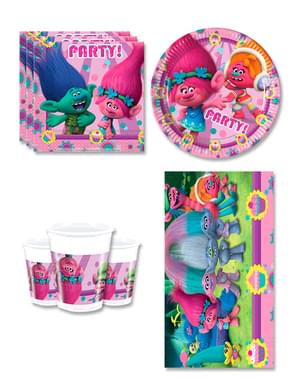 Decoração aniversário Trolls 8 pessoas