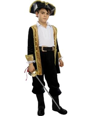 Costume da pirata deluxe per bambino - Collezione coloniale