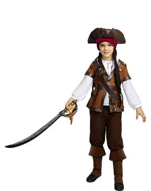 Fantasia Pirata Jack Infantil Curto
