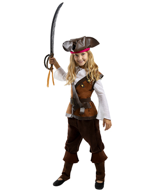 Детски пиратски костюм за момиче – Карибска колекция